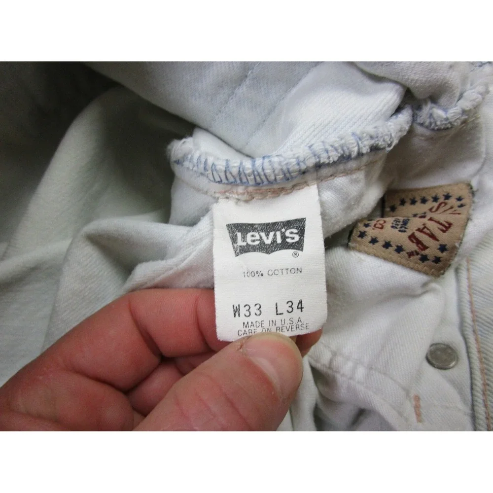 Levis 525 Silver Tab USA Vintage 90s Skater Jeans Light Wash 32x33.25 Straight‎